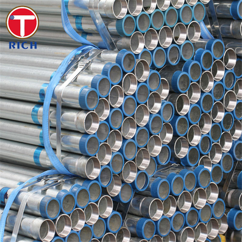 ASTM A53 Galvanized Threaded Pipe At Both Ends For Solar Energy