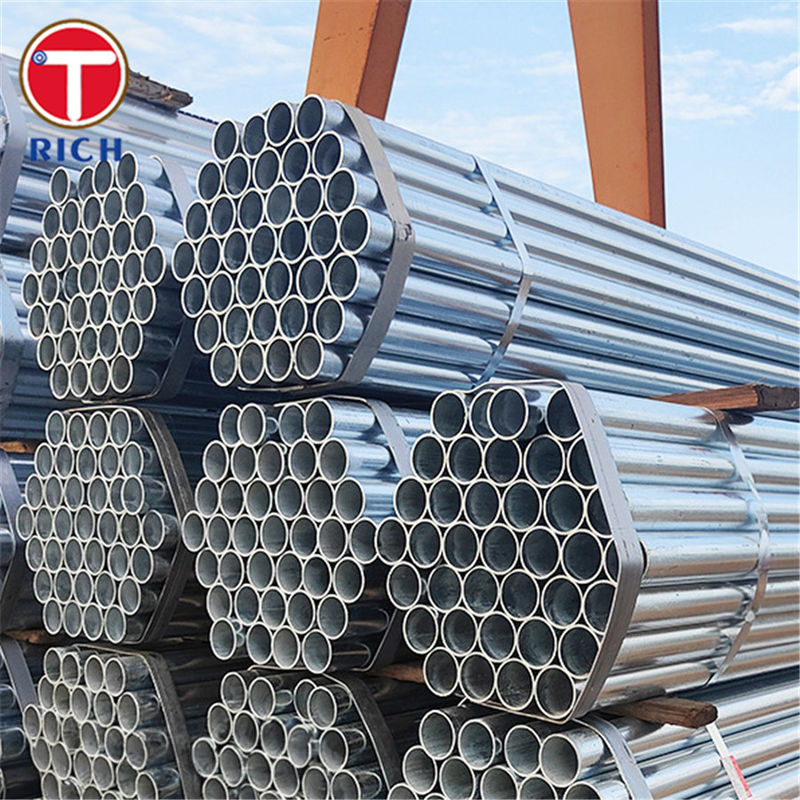 GB/T 3091 Welded Hot Dip Galvanized Carbon Steel Pipes For Low Pressure Liquid Delivery