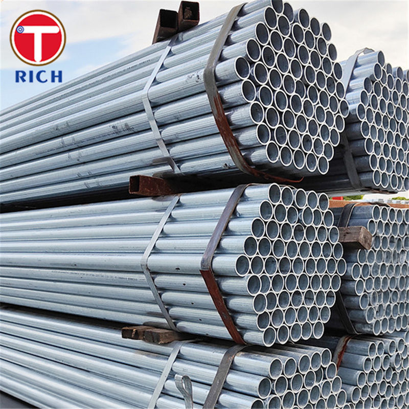 GB/T 3091 Welded Hot Dip Galvanized Carbon Steel Pipes For Low Pressure Liquid Delivery
